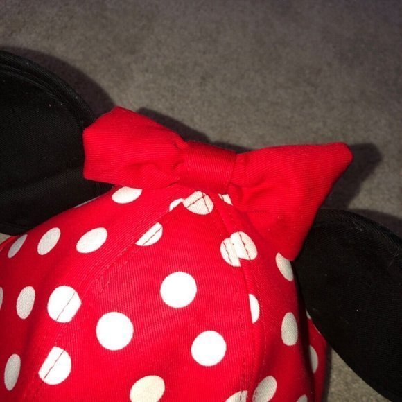 Walt Disney World Parks Minnie Mouse Ears‎ Baseball Hat Youth Polka Dots - Picture 10 of 14